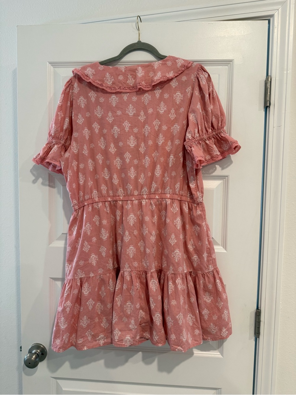 LC Lauren Conrad Pink Floral Ruffle Tiered Dress - Picture 5 of 5